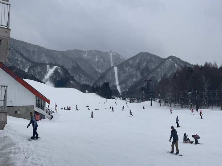 ゲレンデの景色