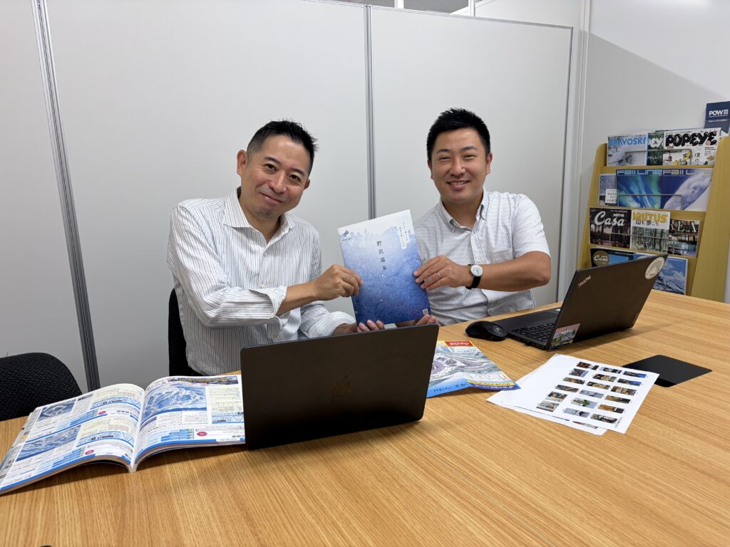 おじさん 2 人が野沢温泉の魅力を伝えました(笑)