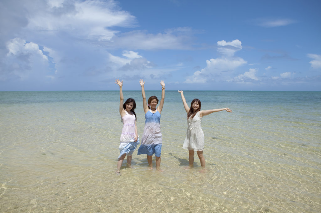 女性友達石垣海バイト