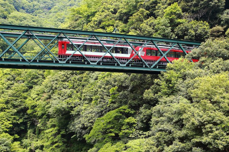 箱根の登山鉄道リゾバ
